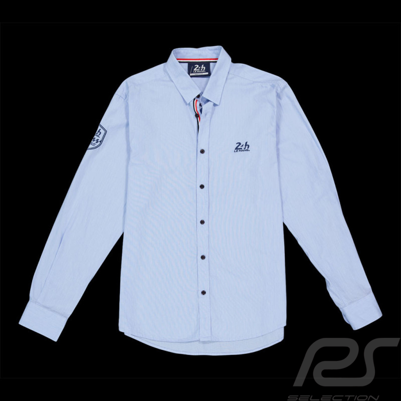 24h Le Mans Shirt Light Blue LM241SH01-100 - men