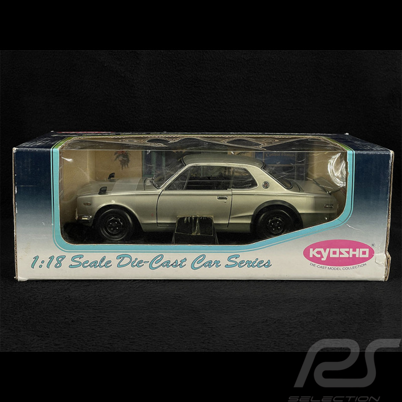 Nissan Skyline 2000 GT-R KPGC10 1973 Argent Sonic 1/18 Kyosho 08121S