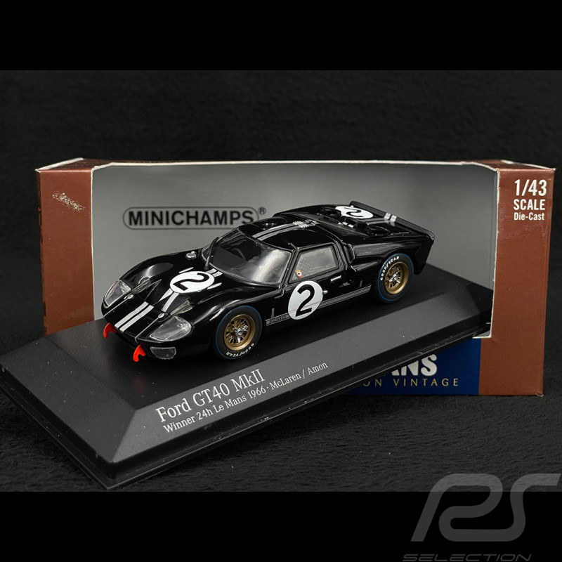 Ford GT40 n° 2 Sieger 24h Le Mans 1966 1/43 Minichamps 400668402