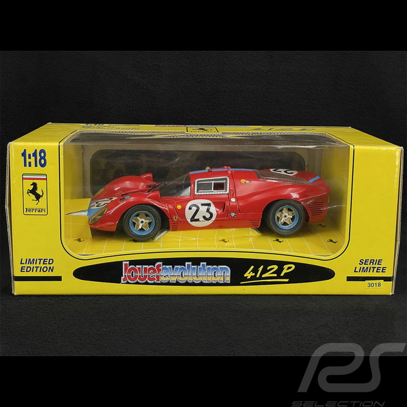 Ferrari 412 P n° 23 24h Le Mans 1967 1/18 Jouef Evolution 3018