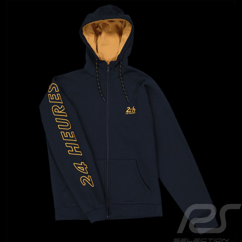 Veste 24h Le Mans à Capuche Bleu Marine LM241SSM02-100 - homme