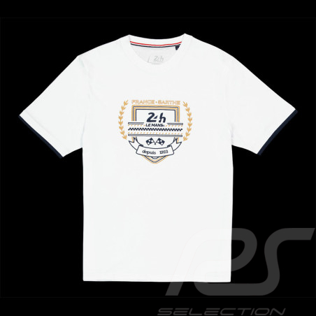 24h Le Mans T-shirt White LM241TSM02-100 - men