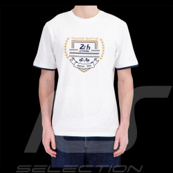 24h Le Mans T-Shirt Weiß LM241TSM02-100 - Herren