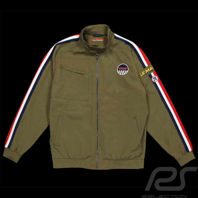 Steve McQueen jacke Le Mans Racing Vintage Khaki SQ232JAM01-324 - herren