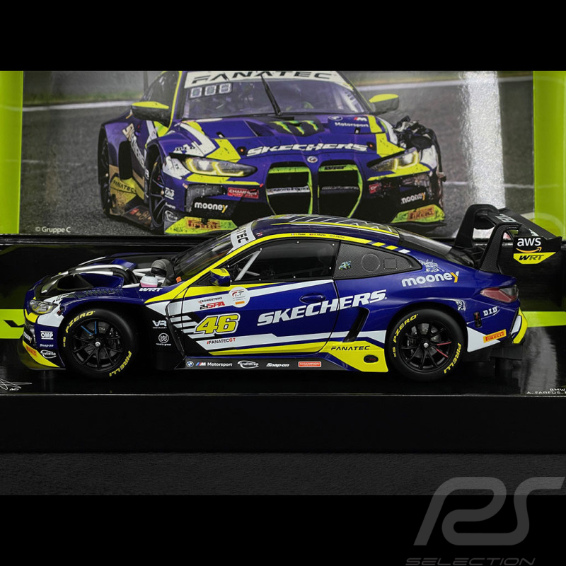BMW M4 GT3 N° 46 6th 24h Spa 2023 Team WRT Valentino Rossi 1/18 Minichamps 113232646