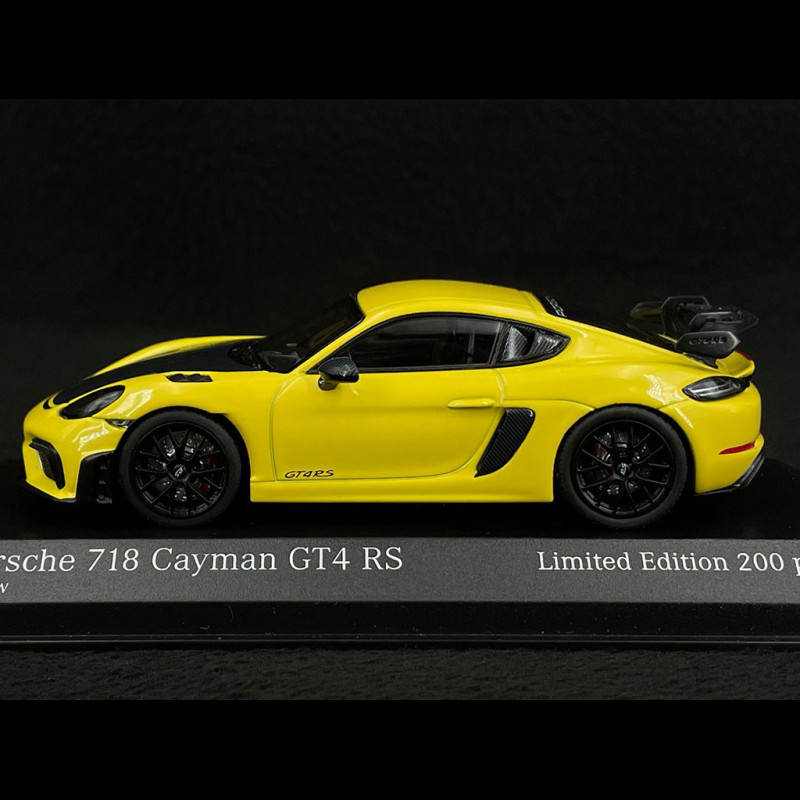 Porsche 718 Cayman GT4 RS Typ 982 Tribute to Carrera RS 2.7 2021 Weiß / Grün gestreift 1/43