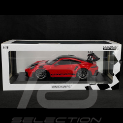 Porsche 911 GT3 RS Typ 992 2022 Rot / Schwarz 1/18 Minichamps 153062246