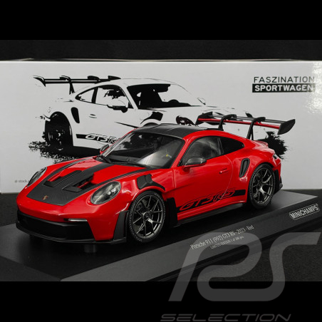 Porsche 911 GT3 RS Typ 992 2022 Rot / Schwarz 1/18 Minichamps 153062246