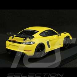 Porsche 718 Cayman GT4 RS Weissach Package Type 982 2021 Jaune / Noir 1/43 Minichamps 413069712