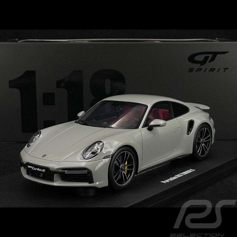 Porsche 911 Turbo S Type 992 2020 Gris Craie 1/18 GT Spirit GT431