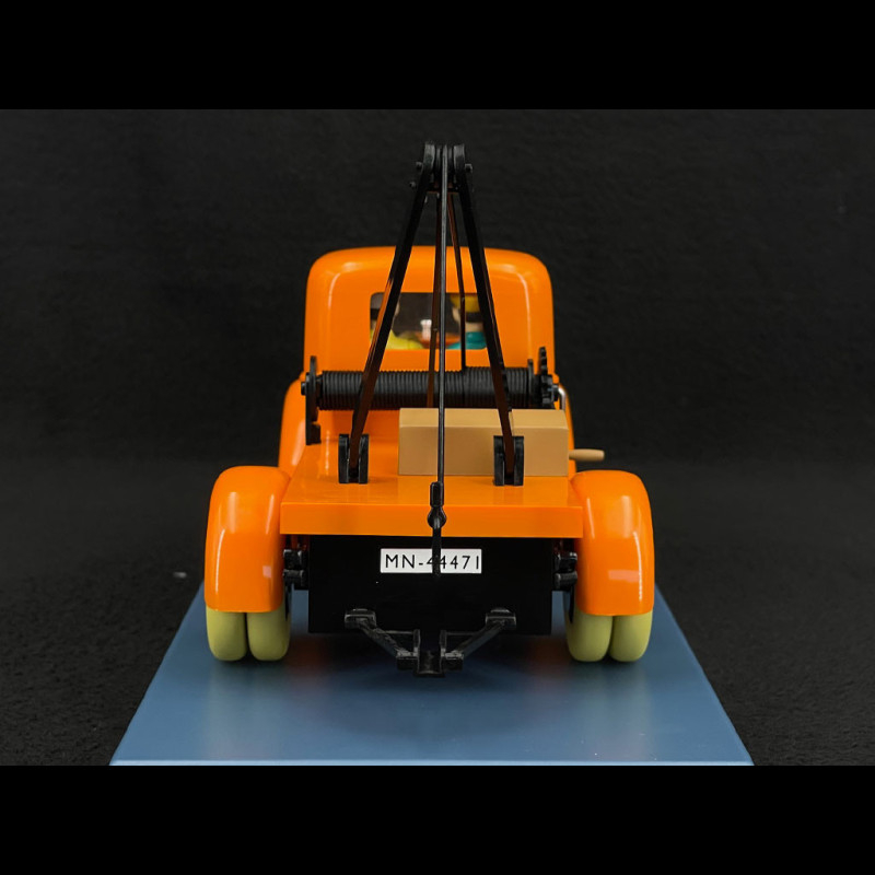 Hergé 1/43 - Voiture Tintin 23 et 24 - accidentée+Dépanneuse (Gebraucht