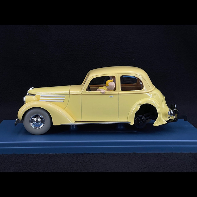 Voiture atlas TINTIN la dépanneuse et la voiture accidentée ref 2 118 023 et 024