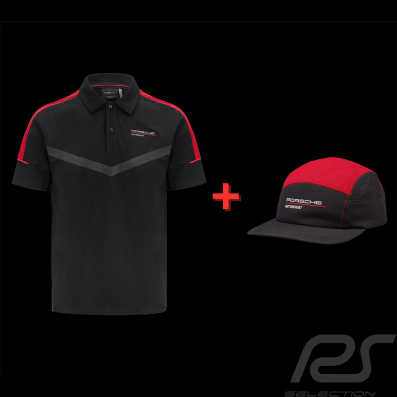 Duo Porsche Polo-Shirt + Porsche Motorsport 4 Cap
