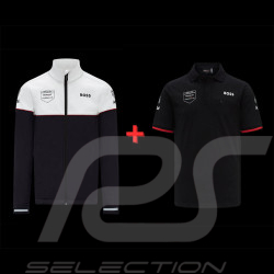 Duo Porsche Jacke Motorsport BOSS + Porsche Polo-Shirt Motorsport BOSS Tag Heuer