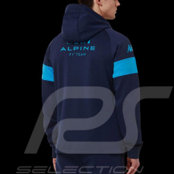 Veste Alpine F1 Team Ocon Gasly Kappa à Capuche Bleu Marine 371R77W-A07 - homme