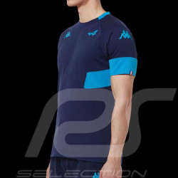 Alpine T-shirt F1 Team BWT Gasly Ocon Marineblau / Blau Kappa 311J6CW-A07 - Herren