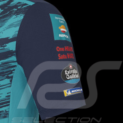 Polo Honda Repsol HRC Moto GP Renewable fuel Bleu Iris noir / Turquoise TU8090RE-177 - Mixte