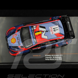 Hyundai i20 N WRC N° 11 3rd Rallye Monte Carlo 2023 Thierry Neuville 1/43 Ixo RAM882