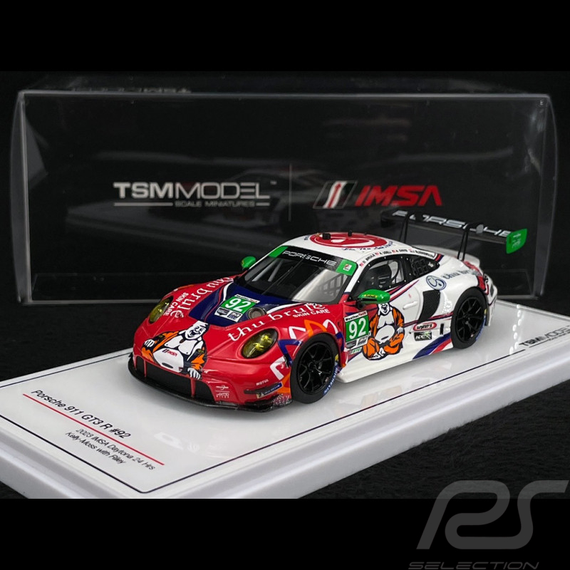Porsche 911 GT3 R type 992 N° 92 GTD 24h Daytona 2023 Kellymoss with Riley 1/43 TrueScale TSM430745