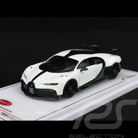 Bugatti Chiron Pur Sport 2021 Blanc / Noir 1/43 TrueScale TSM430594D