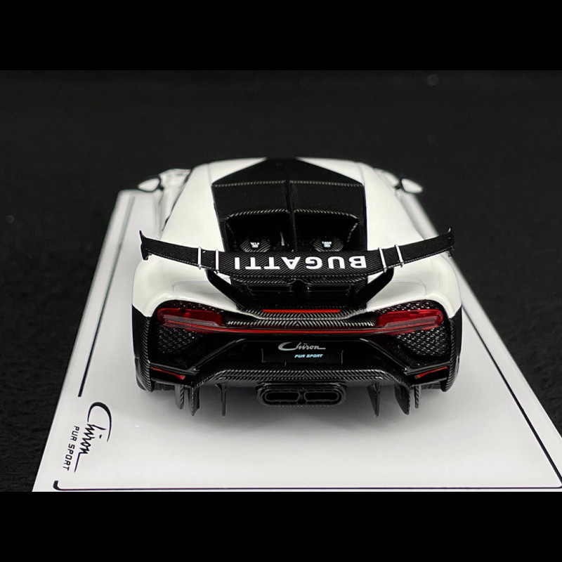Modèle Réduit Bugatti Chiron Pur Sport 1:43 - Blanc - Marque Truescale - Neuf