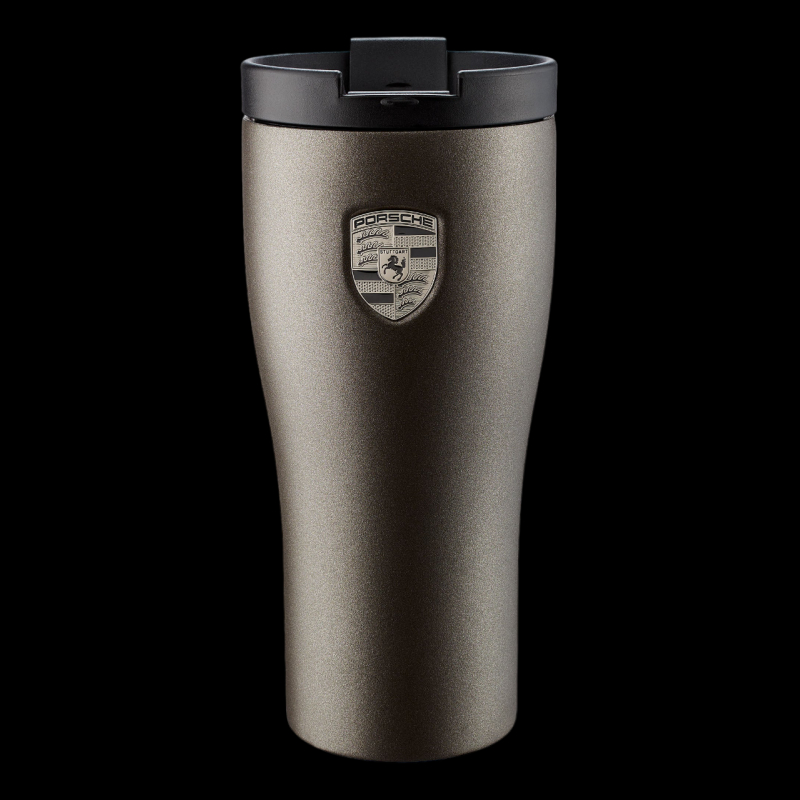 Thermos Mug Porsche Turbonite Crest Isothermal Grey WAP0504020RTHB