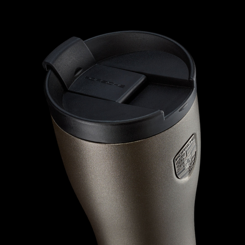 Thermos Mug Porsche Turbonite Crest Isothermal Grey WAP0504020RTHB