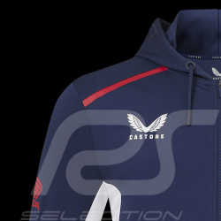 Veste Honda HRC Moto GP à capuche Hoodie Bleu Iris noir / Blanc / Rouge TU5834RE-190 - Mixte