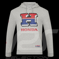 Honda Sweatshirt HRC Moto GP Kapuzejacke Fanwear Graumeliert TM6856-224 - Unisex