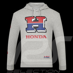 Sweatshirt Honda HRC Moto GP à capuche Fanwear Gris chiné TM6856-224 - Mixte
