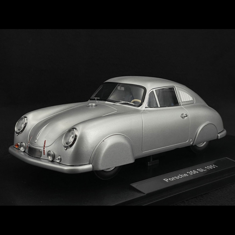 Porsche 356 SL Gmund Plain Body 1951 Silver grey 1/18 Werk83 W18009003