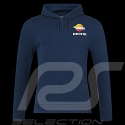 Sweatshirt Repsol Honda HRC Moto GP à capuche World Champions Bleu Pageant TM6852-190 - Mixte
