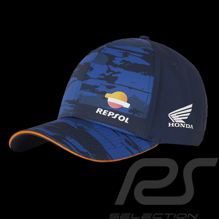 Casquette Repsol Honda HRC Racing Moto GP Fan Bleu Pageant TU6845-190 - Mixte