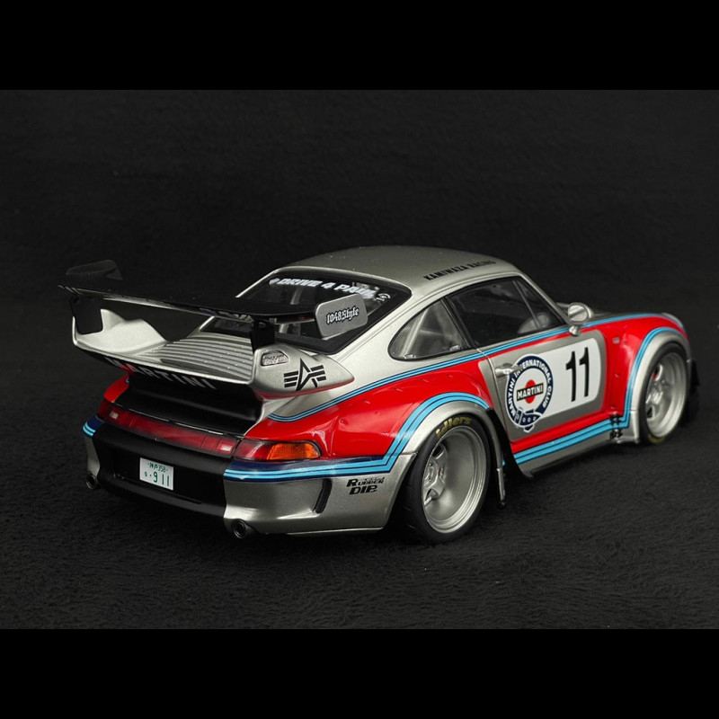 Porsche 911 RWB Type 993 n° 11 Bodykit Martini 2020 1/18 Solido