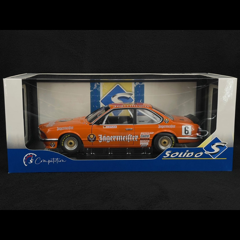 Miniature Solido 1/18 – BMW 635 CSi E24 ETCC 1984 Jagermeister – Stuck #6 – Neuf