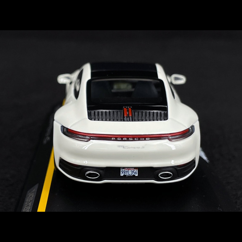 Porsche 911 Carrera S AHEAD Type 992 2022 Blanc / Noir 1/43 Minichamps  WAP0200410SKAE