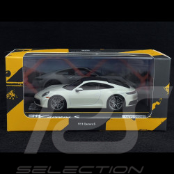 Porsche 911 Carrera S AHEAD Type 992 2022 Blanc / Noir 1/43 Minichamps WAP0200410SKAE