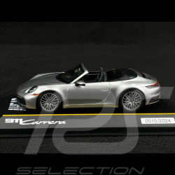 Porsche 911 Carrera Cabriolet AHEAD Type 992 2022 Gris Argent 1/43 Minichamps WAP0200420SKAE