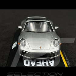 Porsche 911 Carrera Cabriolet AHEAD Typ 992 2022 Silbergrau 1/43 Minichamps WAP0200420SKAE
