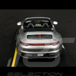 Porsche 911 Carrera Cabriolet AHEAD Typ 992 2022 Silbergrau 1/43 Minichamps WAP0200420SKAE