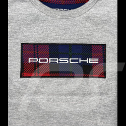 T-shirt Porsche 911 Turbo n° 1 Tartan Ecossais Gris WAP361RTN1 - enfant