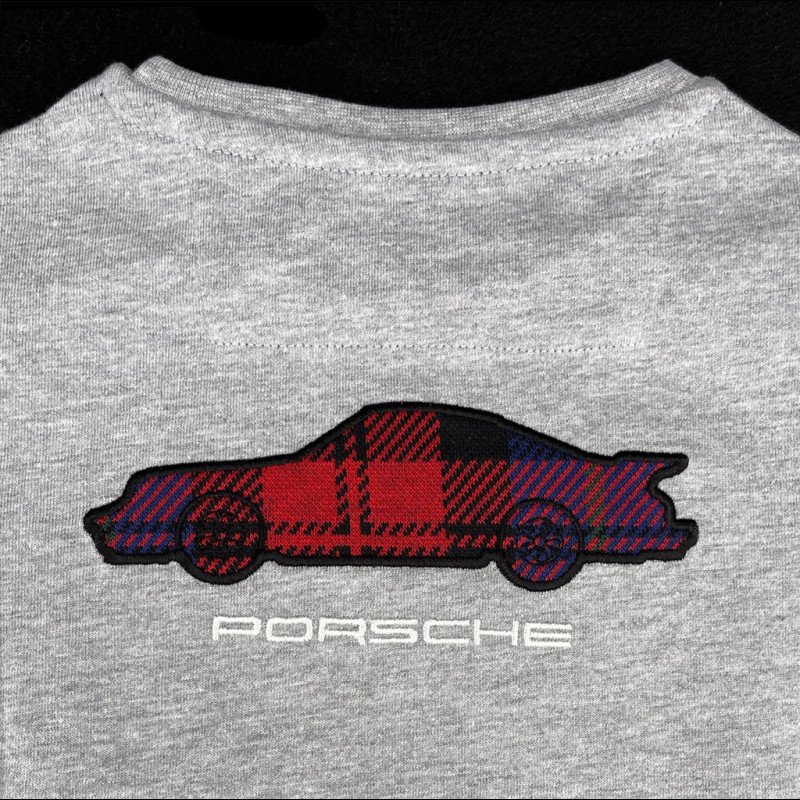 Porsche T-shirt 911 Turbo Tartan Grey WAP361RTN1 kids