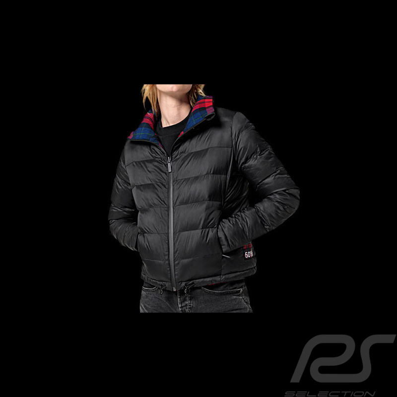 Veste Porsche 911 Turbo n° 1 Réversible Tartan Ecossais / Noir WAP352RTN1 - Femme