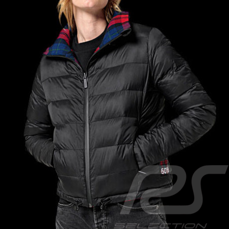 Veste Porsche 911 Turbo n° 1 Réversible Tartan Ecossais / Noir WAP352RTN1 - Femme