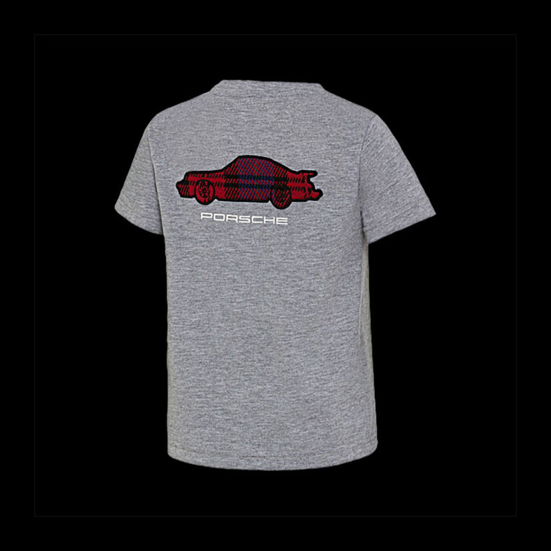 Porsche T-shirt 911 Turbo No. 1 Tartan Grey WAP361RTN1 - kids