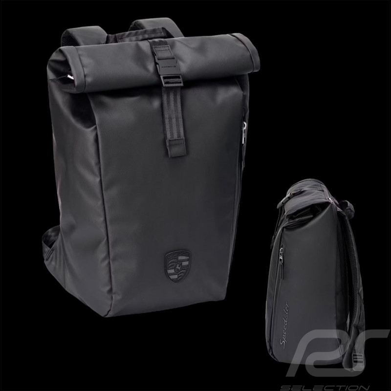 Porsche Rucksack Speedster Rolltop Planenmaterial Schwarz WAP0350090RSPE