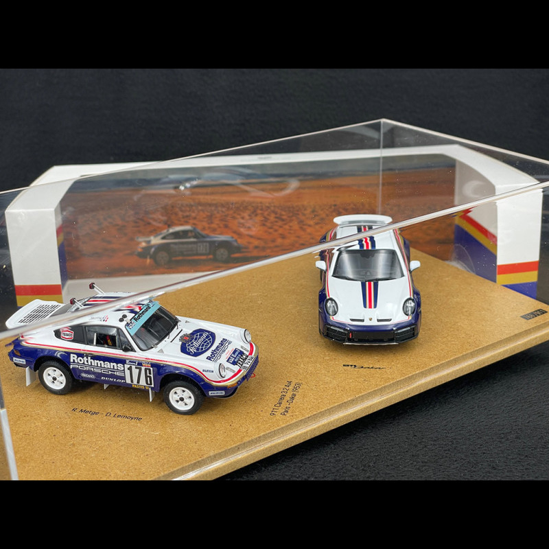 Coffret Porsche 911 Dakar Rothmans 2023 1/43 Spark WAP0201560PSET