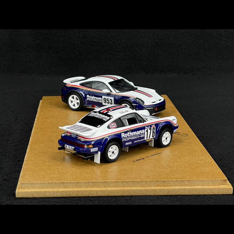 Porsche 911 Dakar Rothmans Set 2023 1/43 Spark WAP0201560PSET