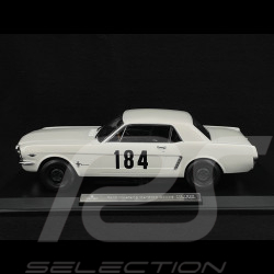 Ford Mustang Coupé N° 184 11ème Rallye Monte Carlo 1966 Film Un homme et une femme 1/18 Norev 182801