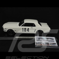 Ford Mustang Coupé N° 184 11th Rallye Monte Carlo 1966 A man and a woman Movie 1/18 Norev 182801
